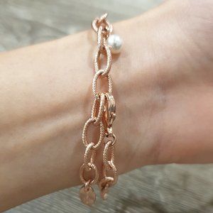 Metrocity Rose Gold tone Bracelet